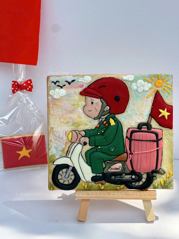 Bộ sưu tập bánh quy độc đáo dịp lễ 30.4: Cô gái kể chuyện bằng đường và bột Bộ sưu tập bánh quy độc đáo dịp lễ 30.4: Cô gái kể chuyện bằng đường và bột