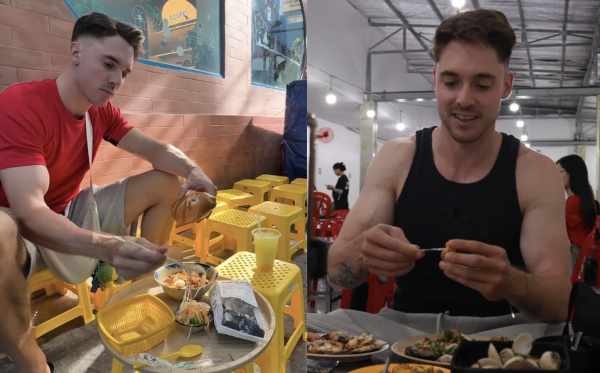 Khách Tây quảng bá ẩm thực TP.HCM: Mê phở, bánh mì đến… hột vịt lộn, bún mắm