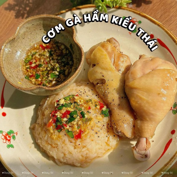 Món cơm gà hầm ngon "bá cháy", ăn cả con chưa đã thèm