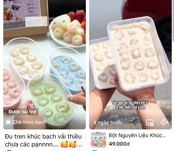 Món khúc bạch vải thiều Món khúc bạch vải thiều