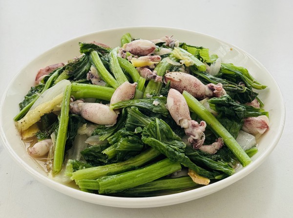 Mực bọt ngọt tới… xương