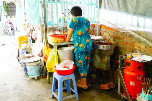 Quán bún mắm trong chợ Quán bún mắm trong chợ