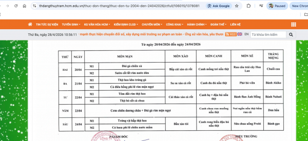 Trứng vịt hấp thịt heo làm 112 người ngộ độc thực phẩm tại Trường Đặng Thùy Trâm