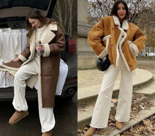 6 cách mặc đẹp với áo lông cừu mùa lạnh