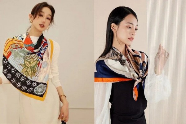 7 kiểu biến hóa phong cách chỉ với 1 chiếc khăn lụa