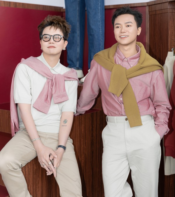 Anh tài Duy Khánh, Bùi Công Nam mặc đồng điệu đón thu