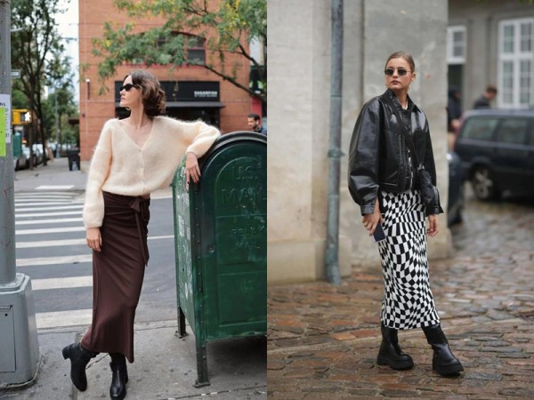 Cách phối boots đen giúp 