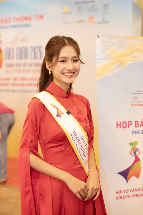 Hoa hậu Thanh Hà làm đại sứ Lễ hội Áo dài TPHCM