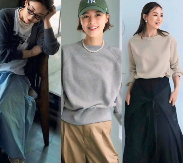 Học phụ nữ Nhật phối đồ tinh tế, trẻ trung sau tuổi 40