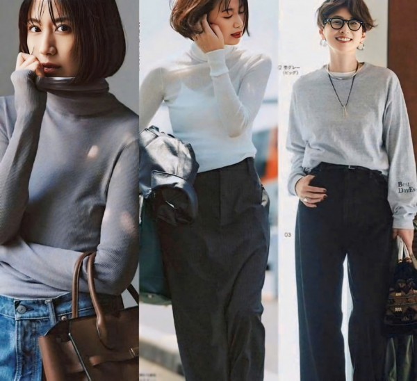 Học phụ nữ Nhật phối đồ tinh tế, trẻ trung sau tuổi 40