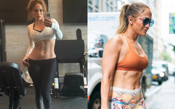 Jennifer Lopez truyền cảm hứng giữ vòng eo săn chắc ở tuổi U60