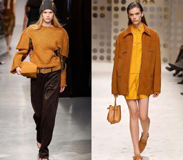 Kết hợp cam và nâu cho phong cách mùa đông hoàn hảo