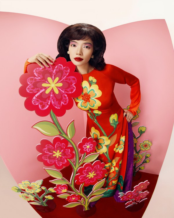 NTK Thủy Nguyễn và hành trình làm mới áo dài tết bằng ngôn ngữ nghệ thuật