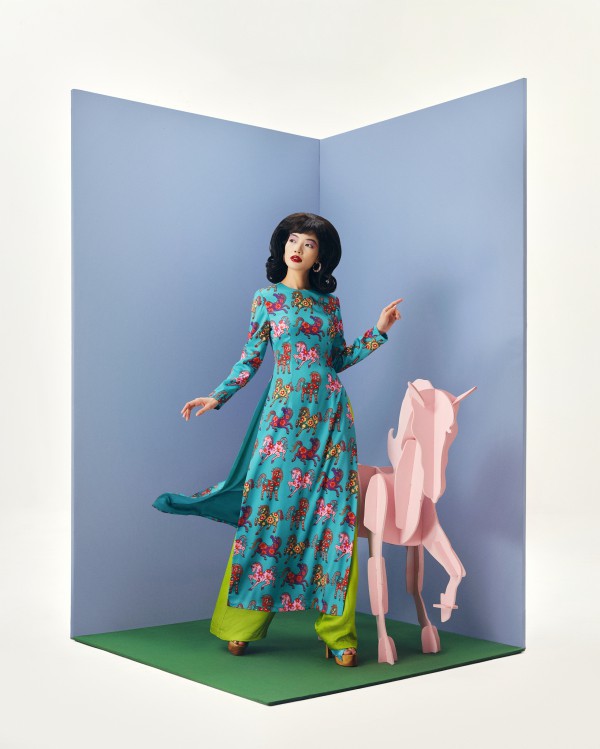 NTK Thủy Nguyễn và hành trình làm mới áo dài tết bằng ngôn ngữ nghệ thuật