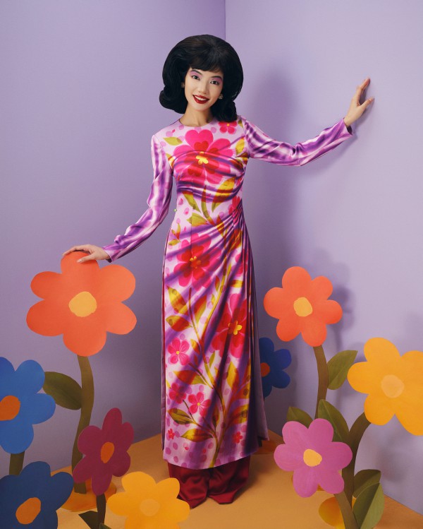 NTK Thủy Nguyễn và hành trình làm mới áo dài tết bằng ngôn ngữ nghệ thuật