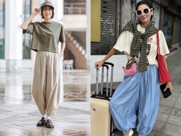 Quần dáng phồng soán ngôi thời trang mùa thu