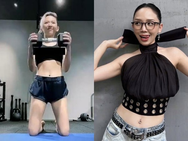 Sao Việt khỏe đẹp: Tóc Tiên eo thon dáng nuột nhờ tập gym
