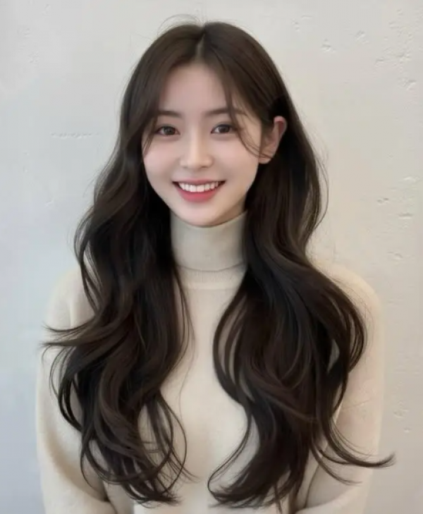 Tóc dài gợn sóng kiểu Hàn Quốc: lựa chọn tạo phong cách cho nhiều độ tuổi