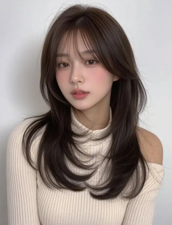 Tóc dài gợn sóng kiểu Hàn Quốc: lựa chọn tạo phong cách cho nhiều độ tuổi