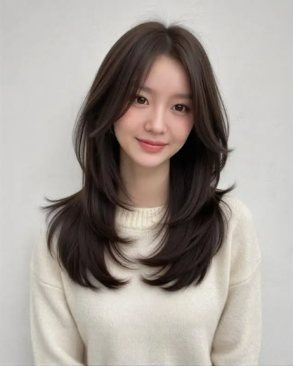 Tóc dài gợn sóng kiểu Hàn Quốc: lựa chọn tạo phong cách cho nhiều độ tuổi