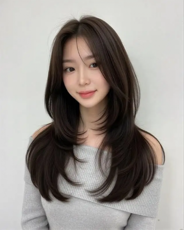 Tóc dài gợn sóng kiểu Hàn Quốc: lựa chọn tạo phong cách cho nhiều độ tuổi