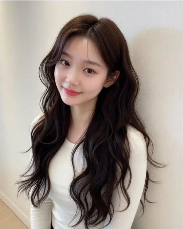 Tóc dài gợn sóng kiểu Hàn Quốc: lựa chọn tạo phong cách cho nhiều độ tuổi