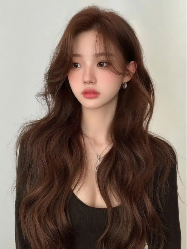 Tóc dài gợn sóng kiểu Hàn Quốc: lựa chọn tạo phong cách cho nhiều độ tuổi