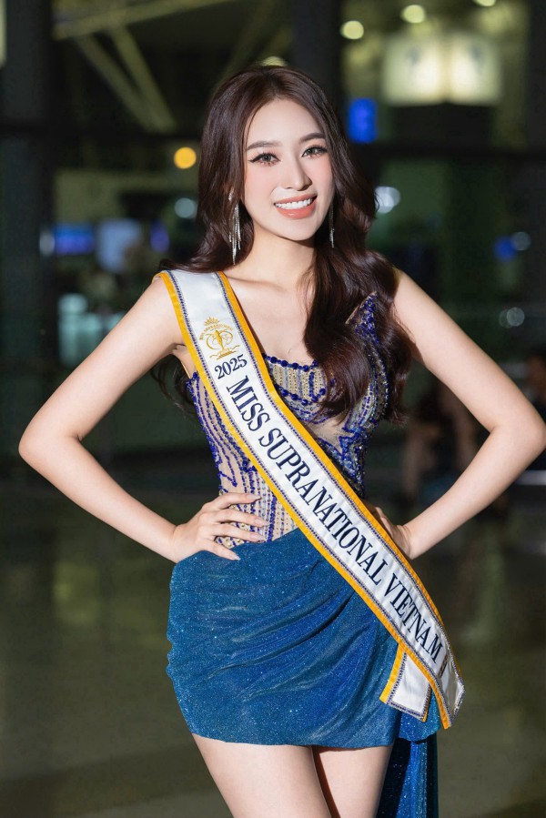Võ Cao Kỳ Duyên khởi hành đến Ba Lan tham dự Miss Supranational 2025