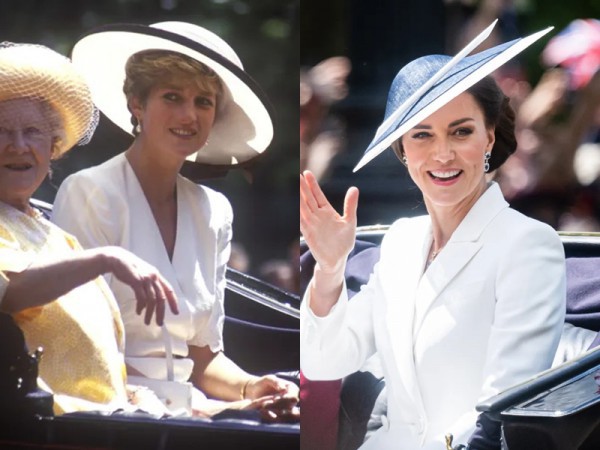 Vương phi Kate Middleton diện trang phục gợi nhớ đến Công nương Diana