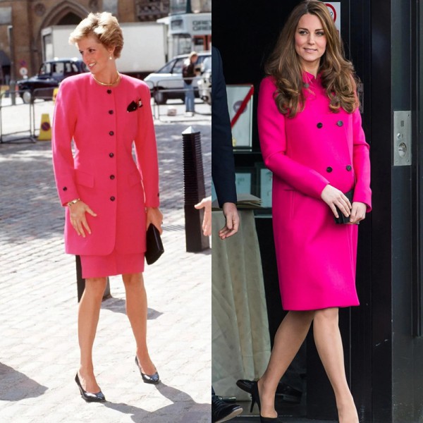Vương phi Kate Middleton diện trang phục gợi nhớ đến Công nương Diana