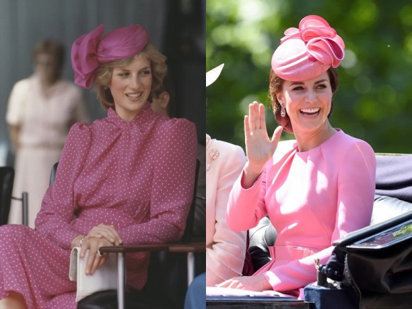 Vương phi Kate Middleton diện trang phục gợi nhớ đến Công nương Diana