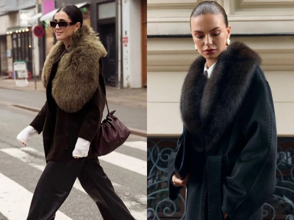 Xu hướng áo khoác lông bùng nổ mùa đông năm nay