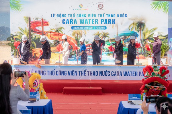 CaraWorld Cam Ranh động thổ công viên nước 6.7 ha