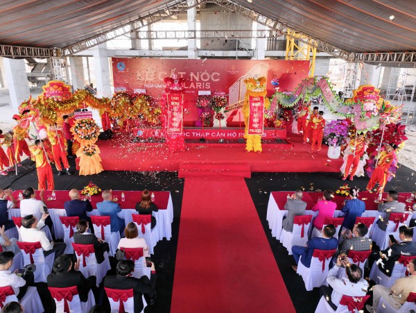 Chính thức cất nóc tháp căn hộ Polaris - The Maris Vũng Tàu