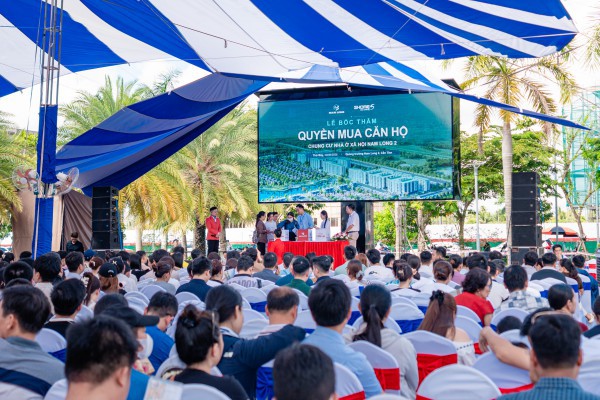 Gần 100% căn hoàn tất đặt cọc dự án NOXH Nam Long 2