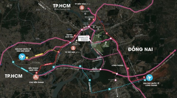 Izumi City: 30 phút tới trung tâm, 24 giờ bên sông