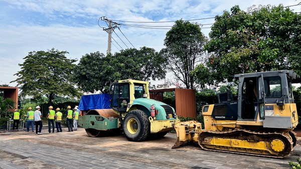 Khởi công tuyến đường dự phóng thuộc dự án trên đường Võ Văn Kiệt