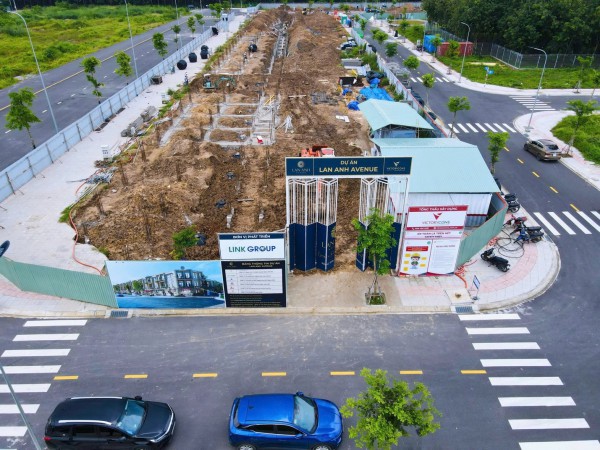 Lan Anh Avenue: Bước tiến mới khẳng định uy tín từ lễ nghiệm thu phần móng Shophouse