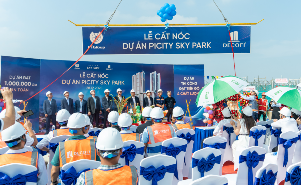 Picity Sky Park chính thức cất nóc tại tâm điểm trục đại lộ Phạm Văn Đồng
