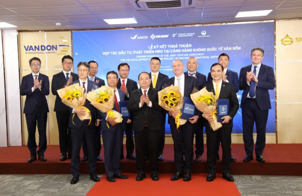 Bốn “ông lớn” hợp lực phát triển tổ hợp bảo dưỡng máy bay 360 triệu USD ở Vân Đồn
