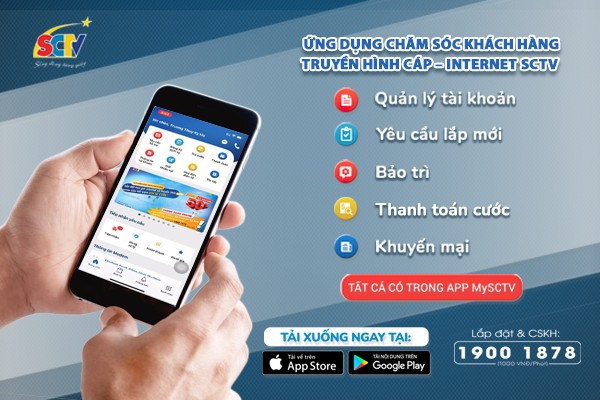 Chăm sóc khách hàng thời 4.0 - Ứng dụng MySCTV