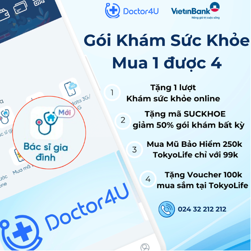 Cùng Vietinbank và Doctor4U chăm sóc sức khoẻ gia đình Việt