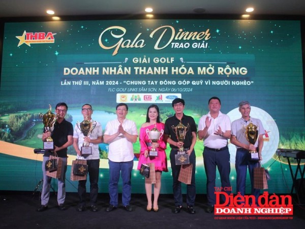 Giải Golf Doanh nhân Thanh Hóa năm 2024 gây quỹ vì người nghèo