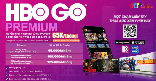 SCTVOnline ra mắt gói HBO-GO PREMIUM: Giải pháp giải trí trọn gói cho gia đình Việt
