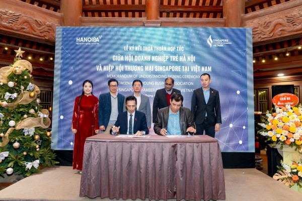 Hội Doanh nghiệp trẻ Hà Nội ký hợp tác với SCCV và KOCHAM