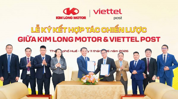 Kim Long Motor và Viettel Post ký kết hợp tác chiến lược toàn diện