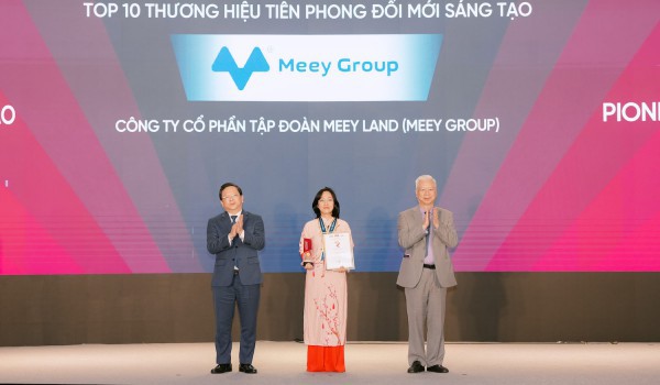 Meey Group giành giải Top 10 Thương hiệu tiên phong Đổi mới sáng tạo