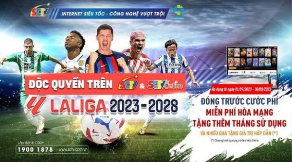 Nghẹt thở với những trận cầu đỉnh cao của Laliga trên SCTV15, SCTV17