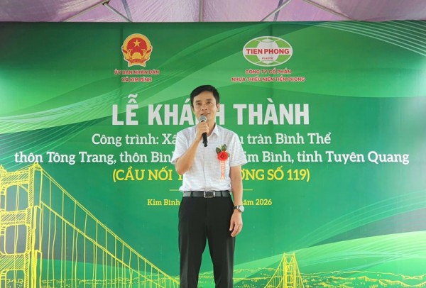 Nhựa Tiền Phong khánh thành “Cầu nối yêu thương” số 119 tại Tuyên Quang