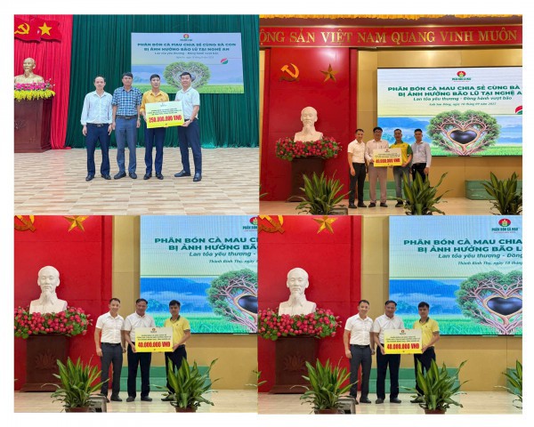 PVCFC đồng hành cùng đồng bào Nghệ An sau thiên tai